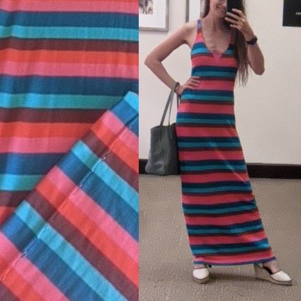 Trina turk maxi knit dress